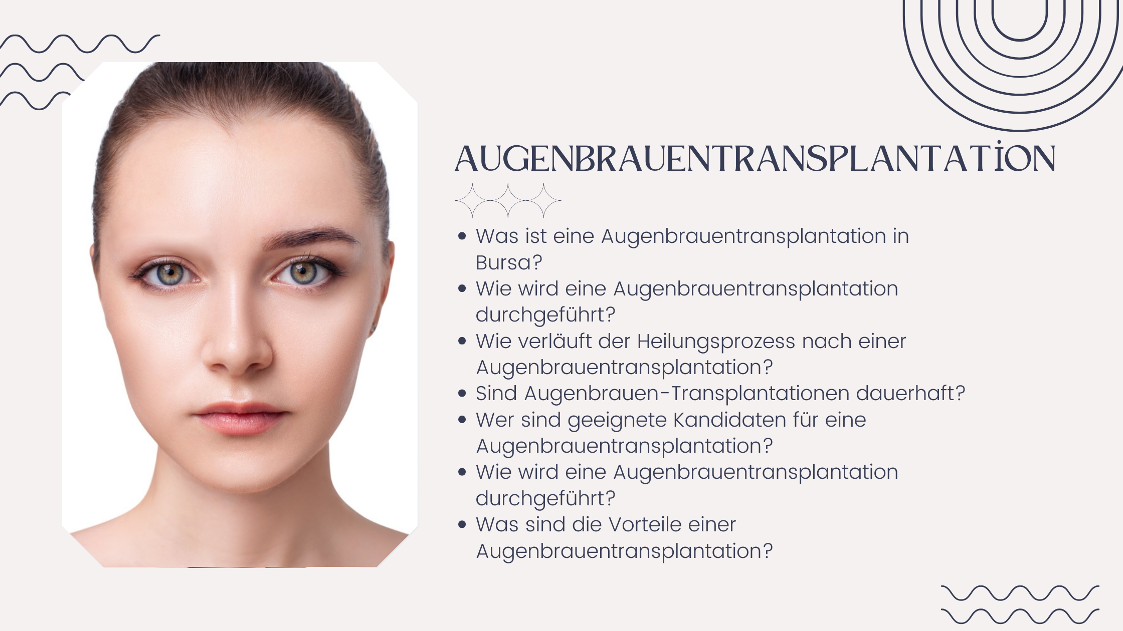 Augenbrauentransplantation